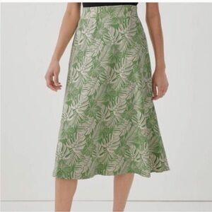 Pact Women’s Monstrea Organic Cotton/Elastane Fit N Flare Midi Skirt Size XXXL